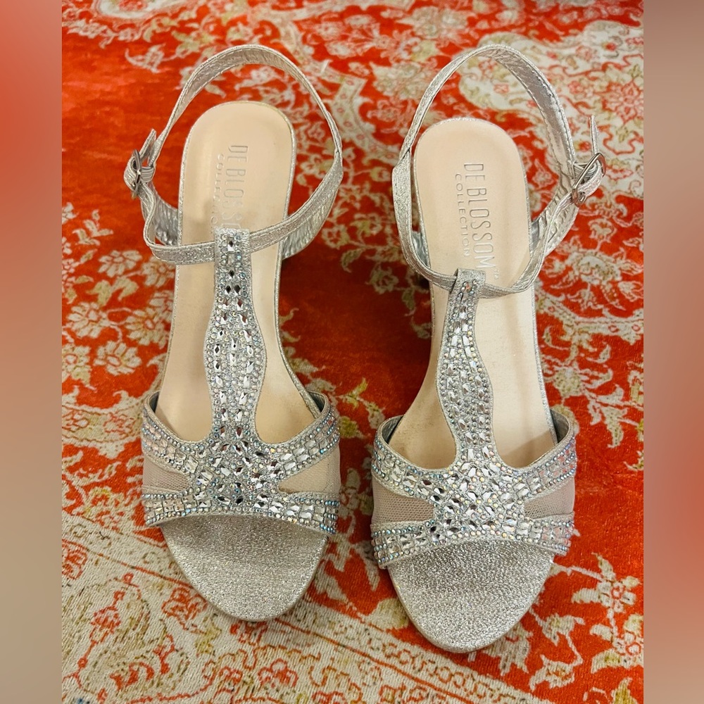 Silver Rhinestone Heels - Picture 10 of 12